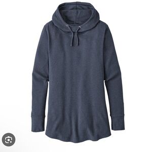 Patagonia Blue Hooded Waffle Tunic 🏔